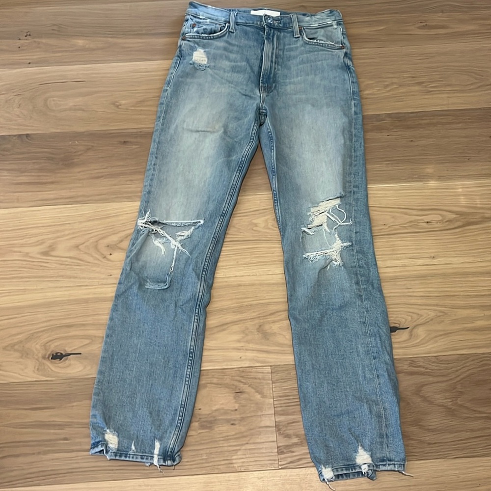 Mother high waisted rider skimp wash: the confession. Size 29